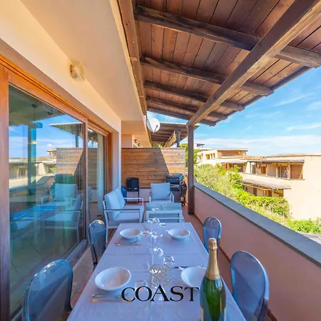 Sun - Vista Mare, Wi-fi & A/c Апартаменты Ольбия