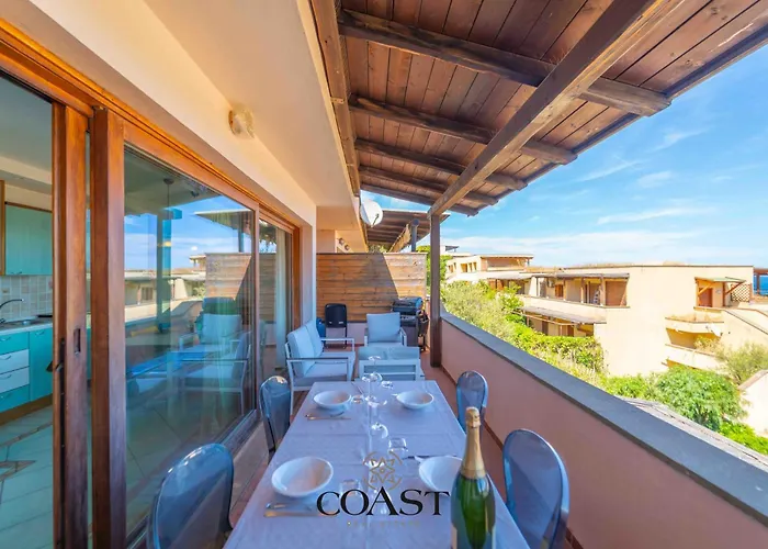 Sun - Vista Mare, Wi-fi & Ac Apartman Olbia